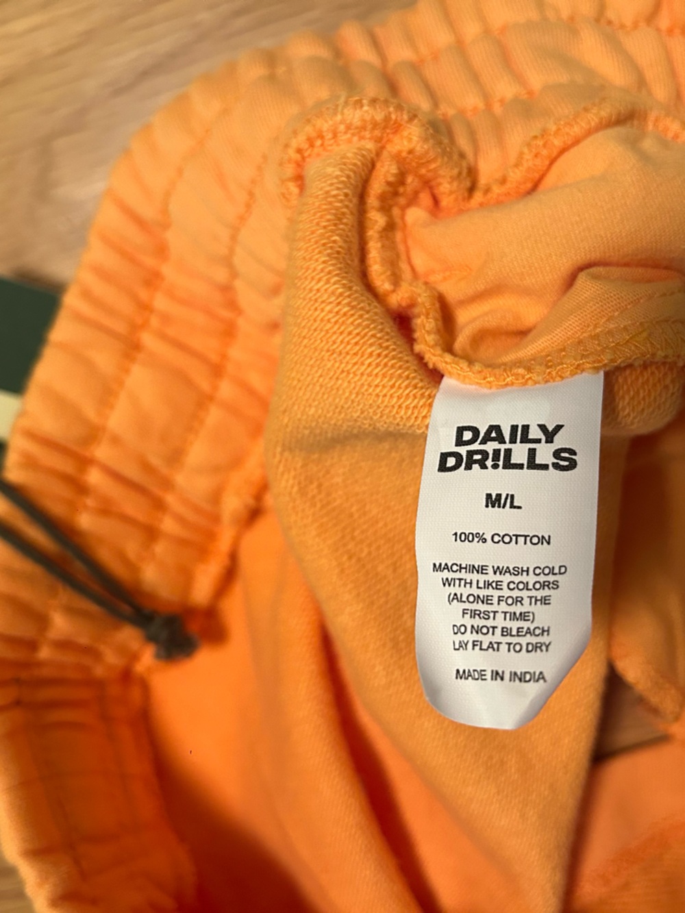 Daily Drills Super Shorts - Color Tajín Orange Size M/L NWT - Picture 6 of 9